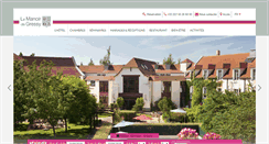Desktop Screenshot of hotel-manoir-gressy.com